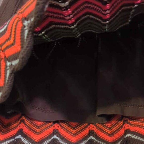 Hanna Andersson Brown Pink Chevron Knit Sweater Dress Fall Winter Girls 110 - Picture 5 of 5